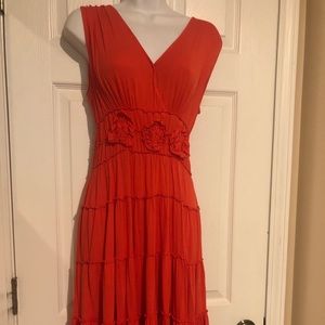 Tangerine Colored Dress